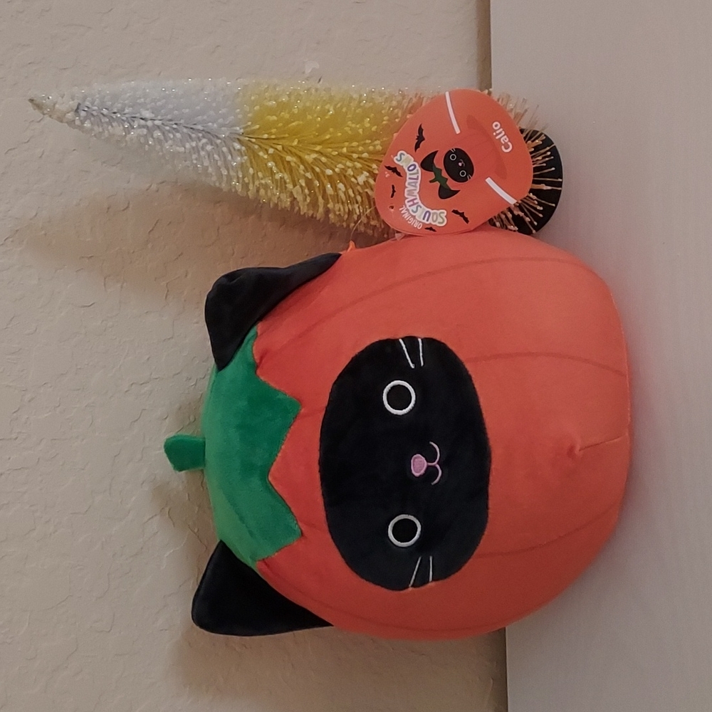 Halloween Squishmallows- Pumpkin Cat